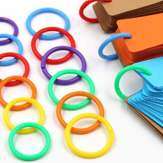 Opinie 50 sztuk/worek plastikowe kolory segregator 15 - 40mm DIY al… sklep online