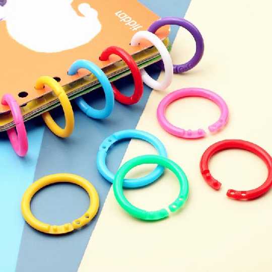 Opinie 50 sztuk/worek plastikowe kolory segregator 15 - 40mm DIY al… sklep online