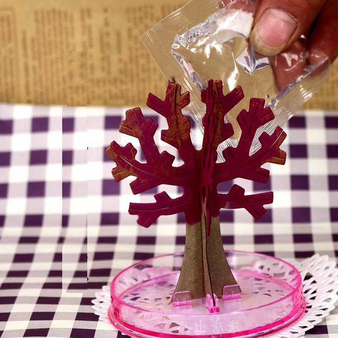 Tanie 1PC 2022 90x80mm magicznie papier Sakura kryształowe drzewa … sklep internetowy
