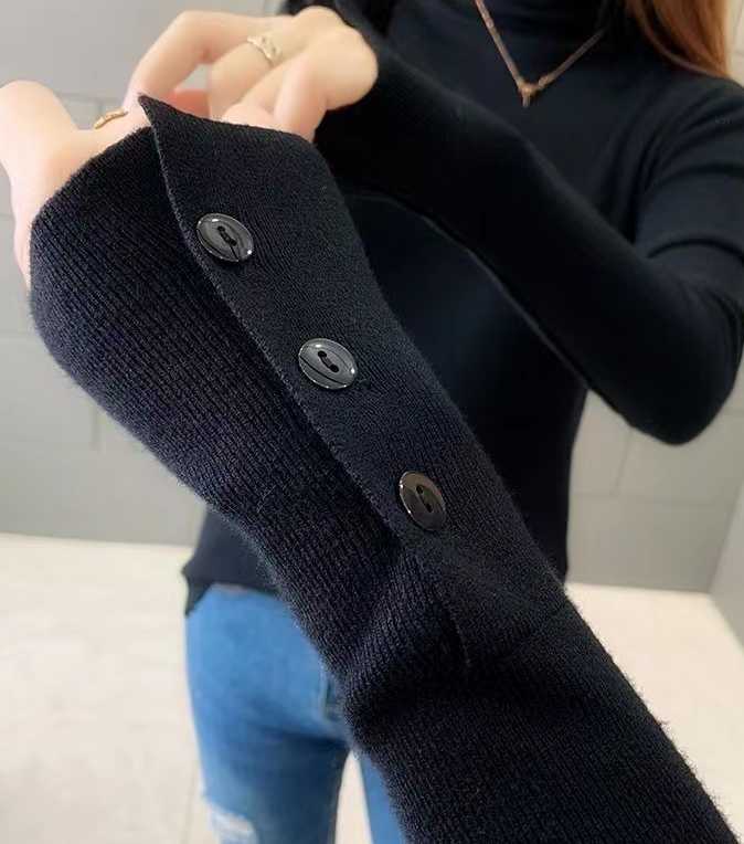Sweter z golfem damska moda 2022 - nowa kolekcja jesienna zi…