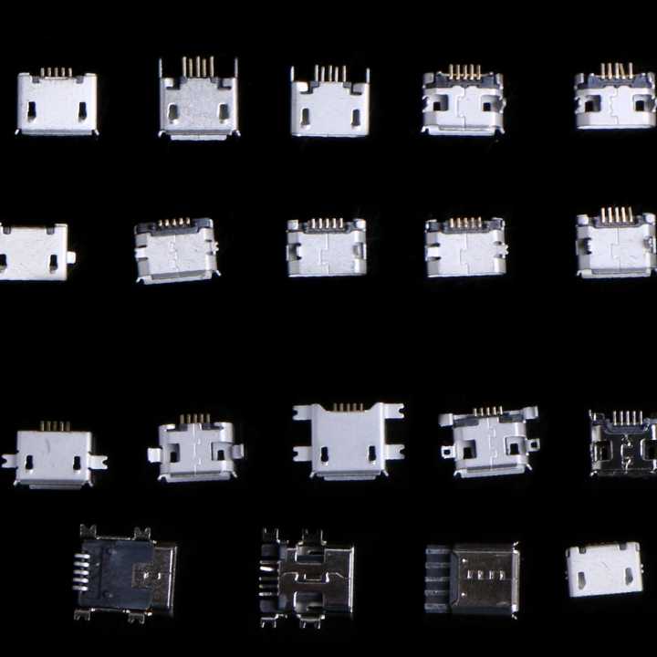 Tanie 240 sztuk/pudło 24 modele Micro USB złącze zestaw gniazdo Ja… sklep internetowy