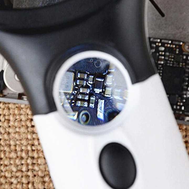 Opinie Podświetlana lupa 45X z LED i mikroskopem… sklep online