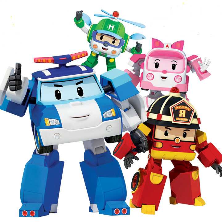 Tanie Zabawka transformująca Robot Poli - figurka Anime dla dzieci… sklep internetowy