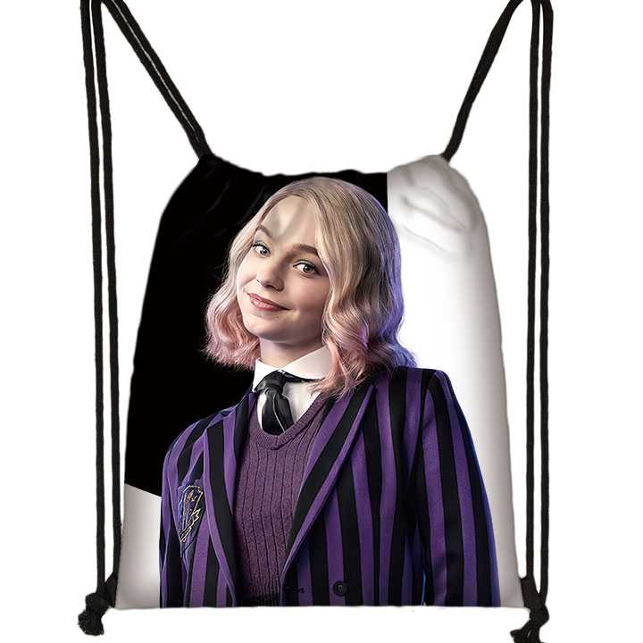 Wednesday Addams plecak Nevermore Academy torby ze sznurkiem…