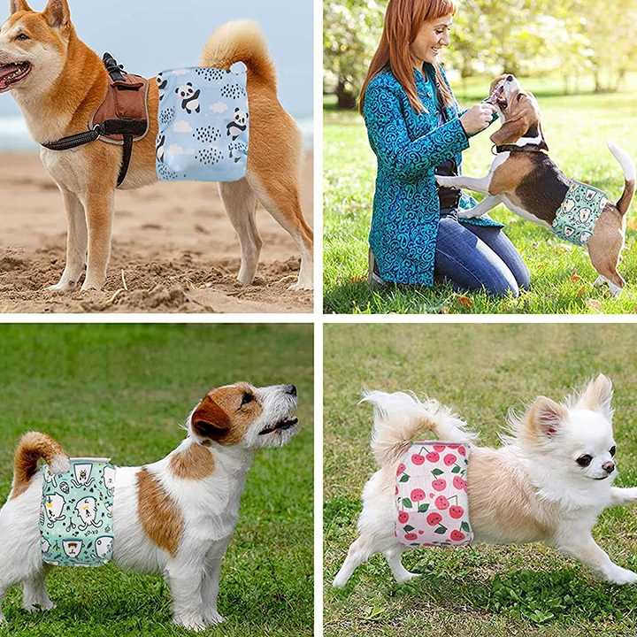 Tanio Pieluchy dla psów z bawełny - bezpieczne i zmywalne spodnie … sklep