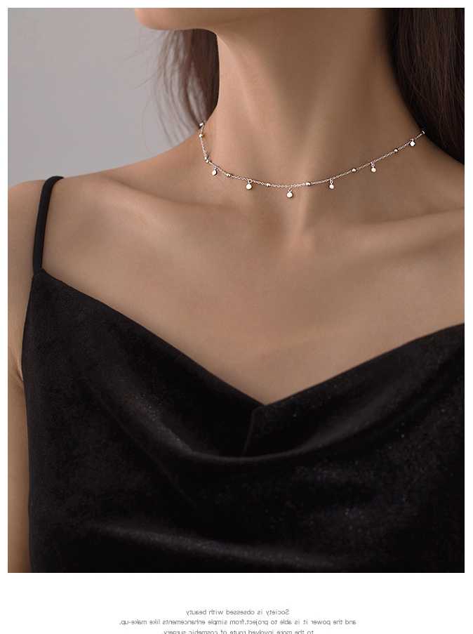 Opinie Choker naszyjniki dla kobiet prawdziwe 925 Sterling srebrny … sklep online