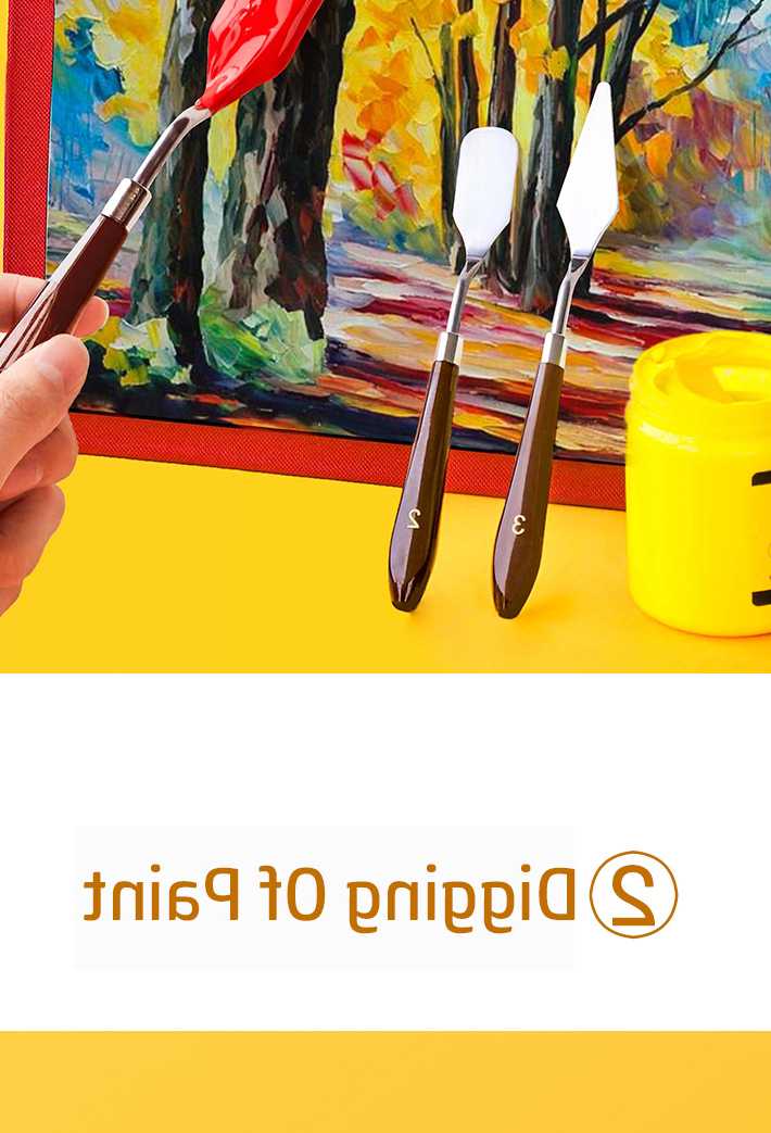 Zestaw elastycznych narzędzi do malowania: 5 sztuk szpatułek…
