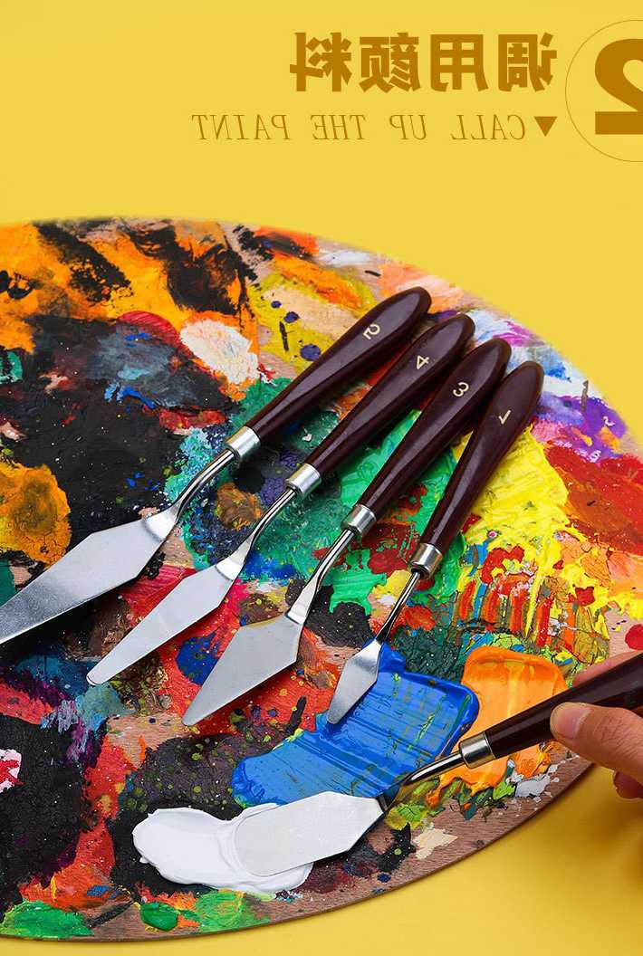 Tanie Zestaw 5 noży artystycznych ze stali nierdzewnej do malowani… sklep internetowy