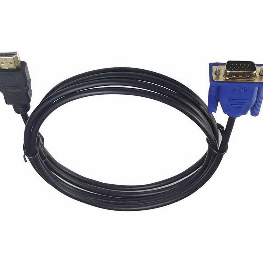 Tanio Kabel HDMI-compatible To VGA 1080P HD z Adapterem Audio - Ka… sklep