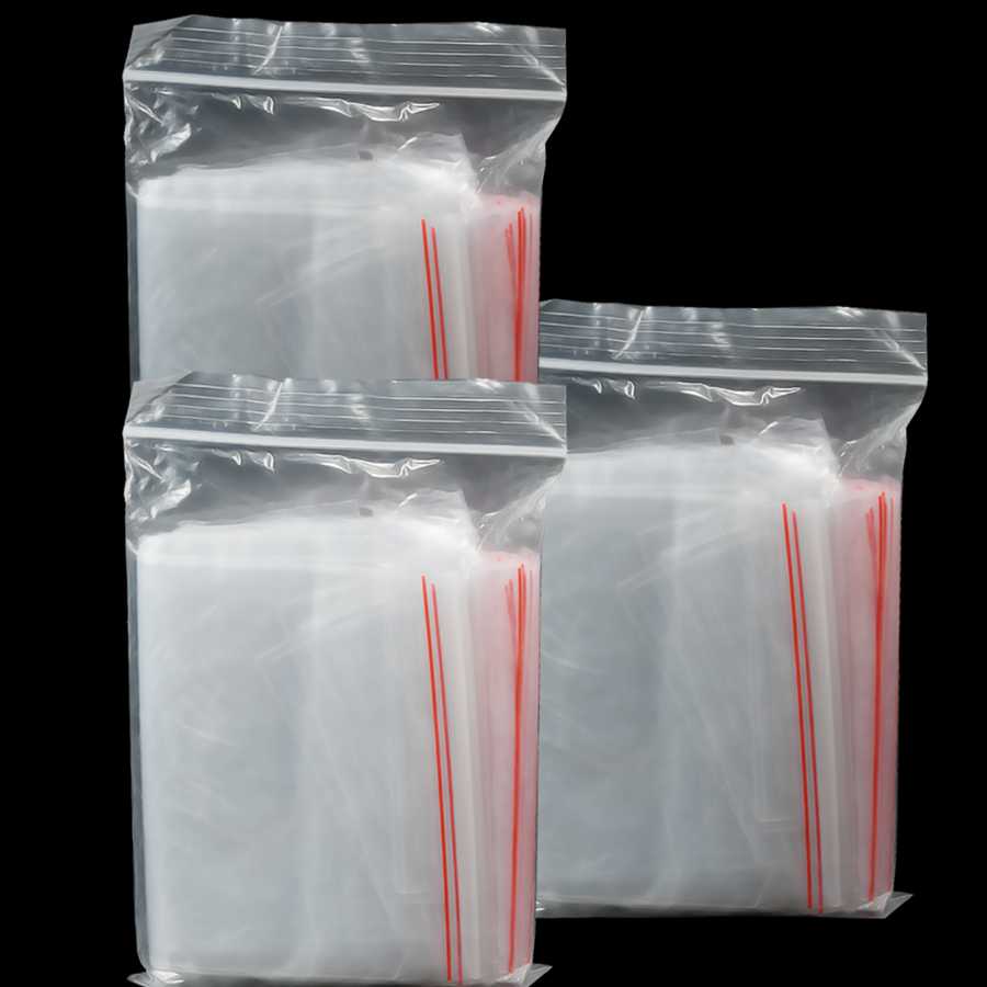 Tanie 100 sztuk/paczka małe plastikowe torby na zamek błyskawiczny… sklep internetowy