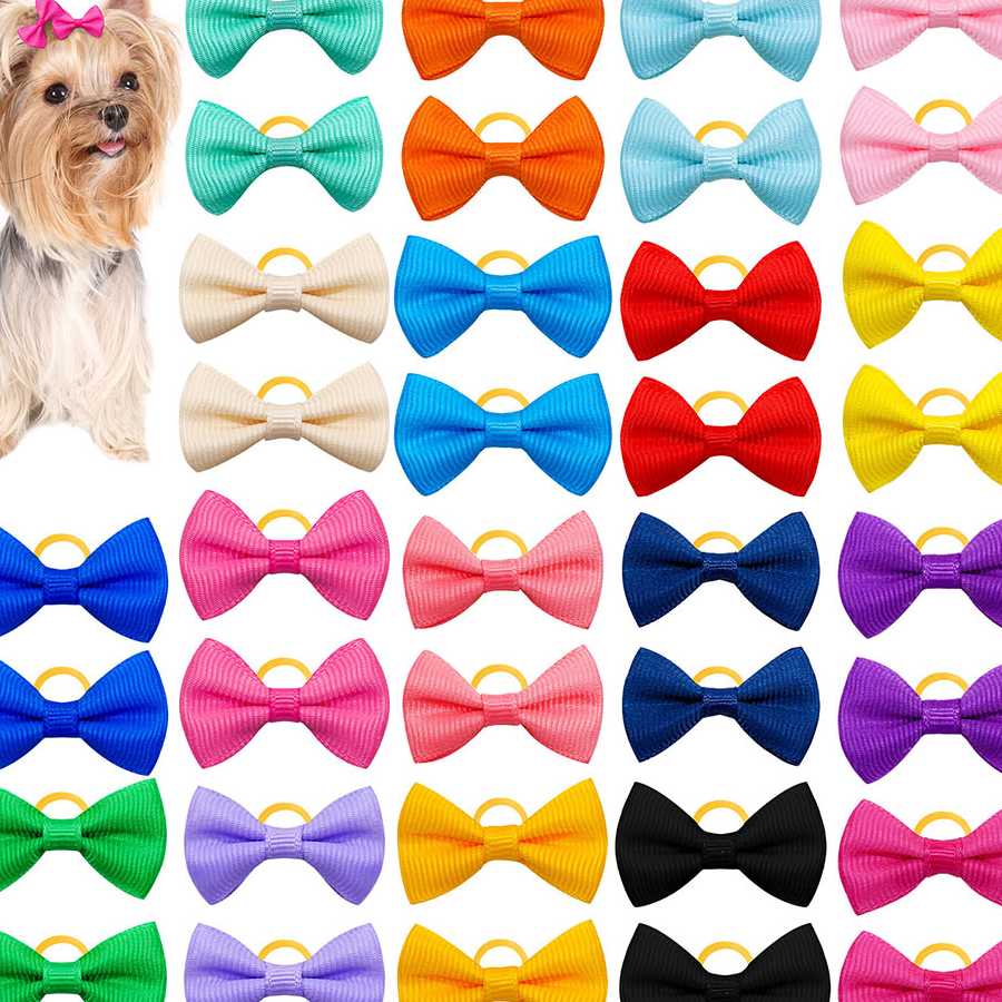 Opinie Kolorowy Pies z Bowknotem - udekoruj sierść swojego szczenia… sklep online