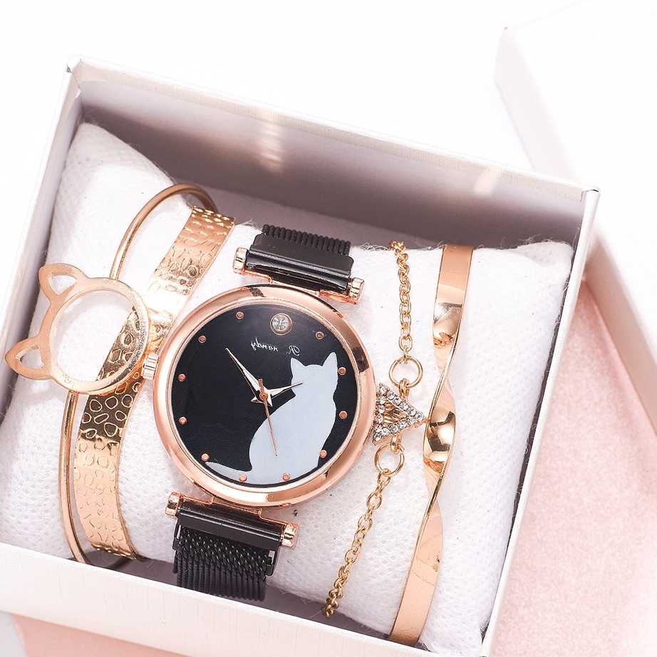Opinie Moda zestaw zegarków kobiet 5 sztuk zegarek kwarcowy bransol… sklep online