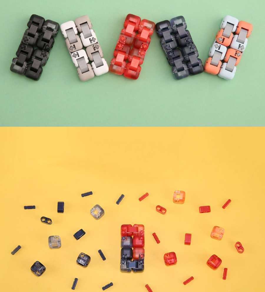 Opinie Xiaomi Mitu Spinner kolorowe klocki Finger Fidget dekompresy… sklep online