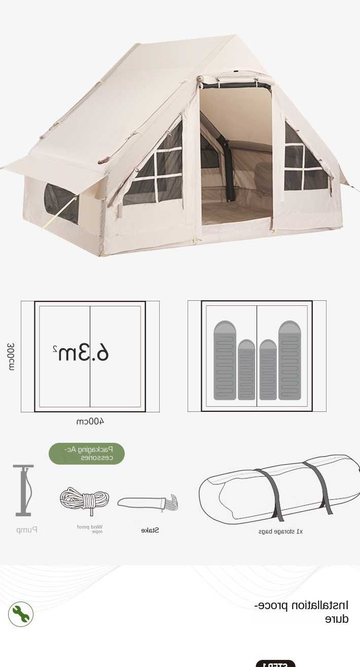 Tanio Namiot automatyczny Camping - wodoodporny, inflacyjny, dacho… sklep