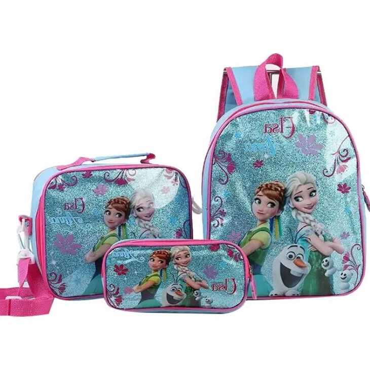 Tanie Zestaw Disney 3 sztuki dla dzieci - tornistry Elsa, plecaki …