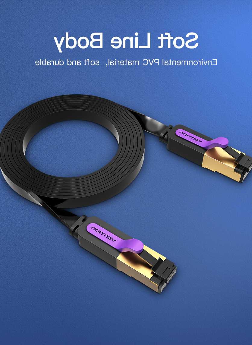 Opinie Kabel Ethernet RJ45 Cat7 Vention - przewód Lan STP, kompatyb… sklep online