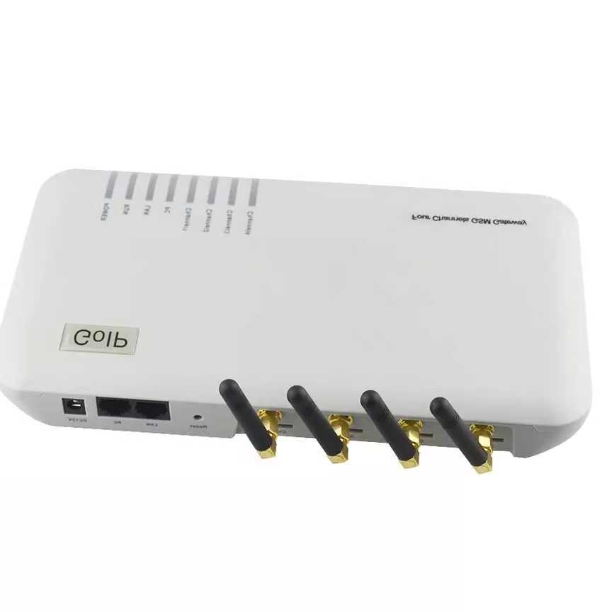Tanie Darmowa wysyłka GOIP4 - bramka VoIP GSM z 4 kanałami SIM SIP…