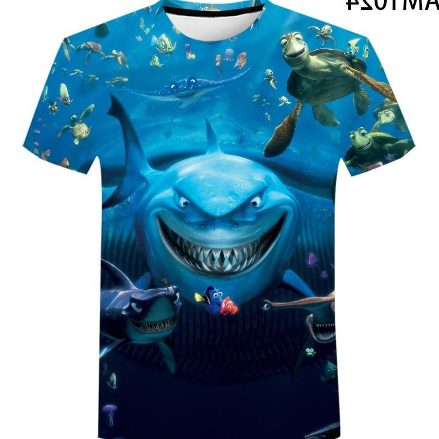 Tanie Znalezienie Nemo T-shirt mężczyzna 3D hip hop druk cyfrowy d… sklep