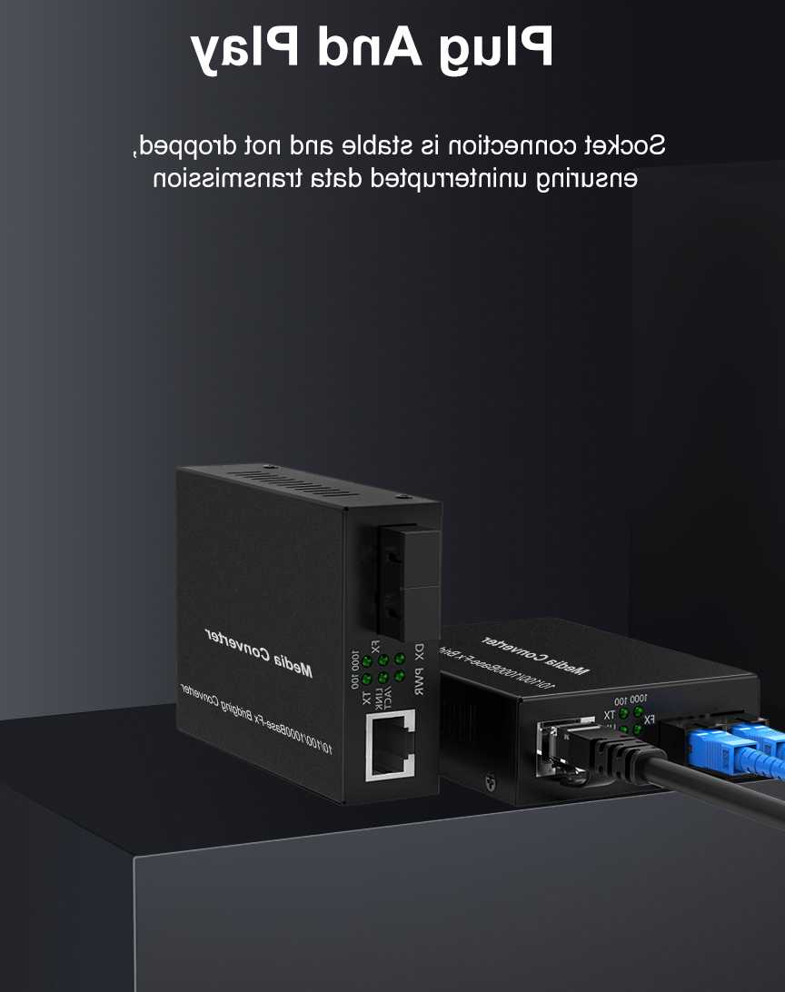 Opinie Konwerter światłowodowy Gigabit Ethernet z wbudowanym nadajn… sklep online