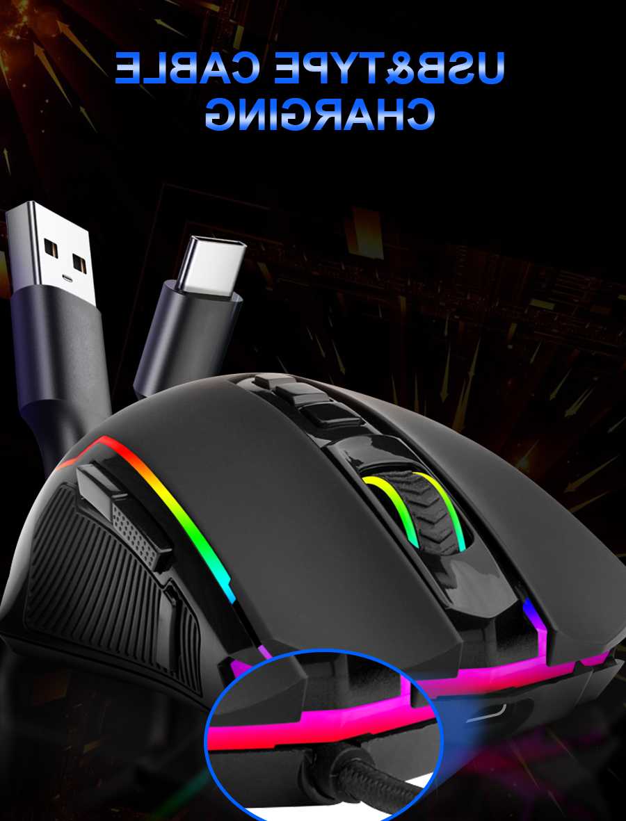 Tanio Bezprzewodowa mysz Redragon RANGER LITE M910-KS z RGB, 8000 … sklep
