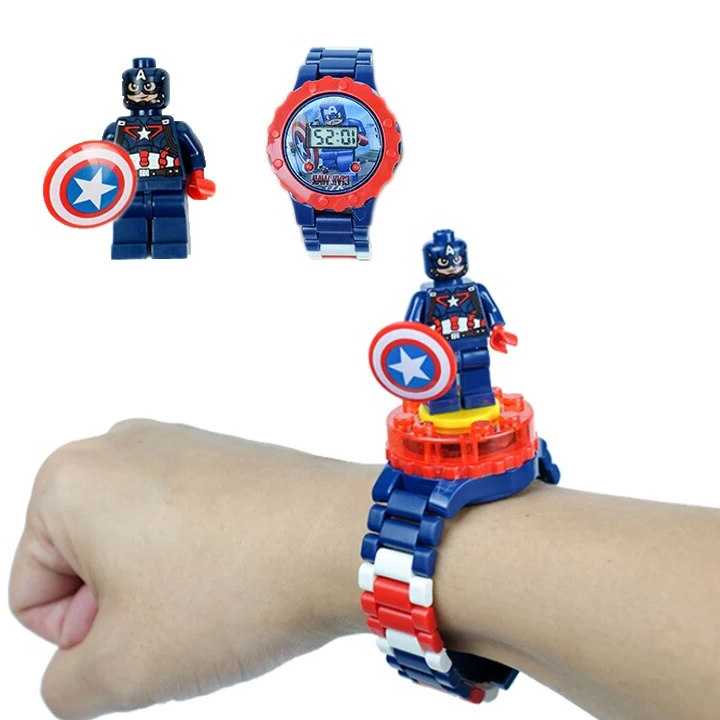 Tanie Elektroniczny zegarek LED Avengers Spiderman Iron Man - zaba…