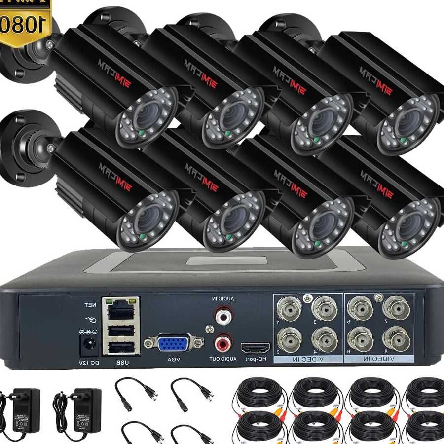 Tanie 1080P AHD kamera bezpieczeństwa System CCTV 4/8CH DVR 2/4/6/…