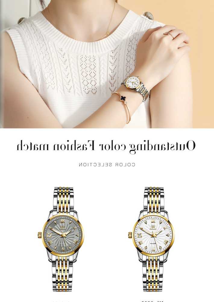 Tanie OLEVS Ladides - luksusowy automatyczny zegarek mechaniczny d… sklep internetowy