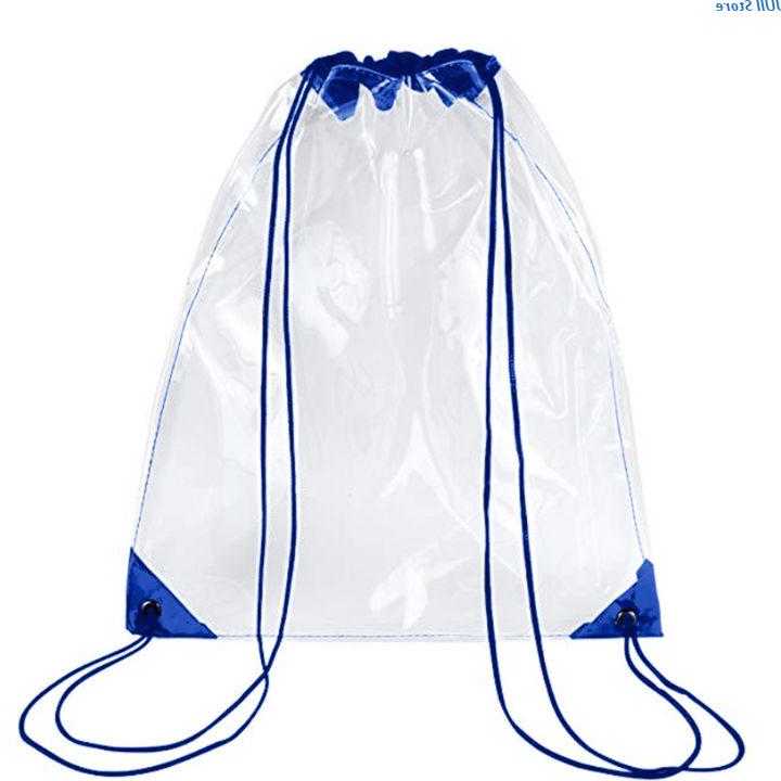 Opinie Nowy przezroczysty plecak ze sznurkiem szkoła Tote torba na … sklep online