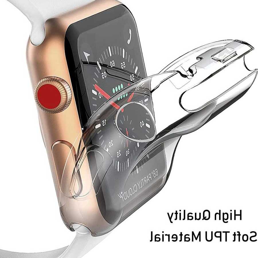 Tanio Pokrowiec na Apple Watch Band 44/45/41/42/38/40MM TPU Osłona… sklep