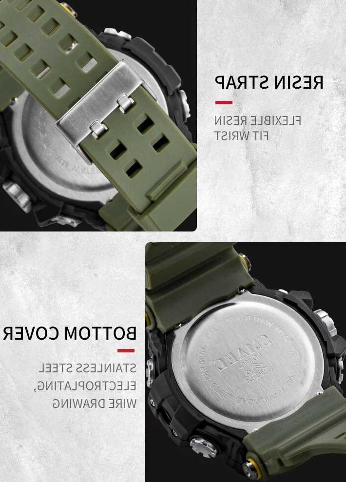 Tanio SMAEL wojskowy cyfrowy zegarek sportowy dla mężczyzn wodoodp… sklep