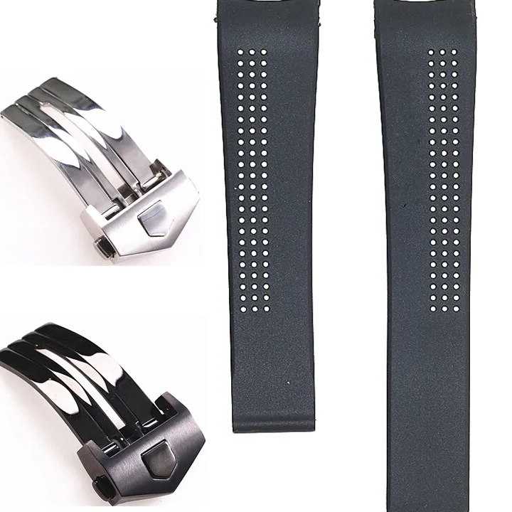 Tanie 20mm 22mm gumy silikonowej edycja sportowa Watchband dla TAG…