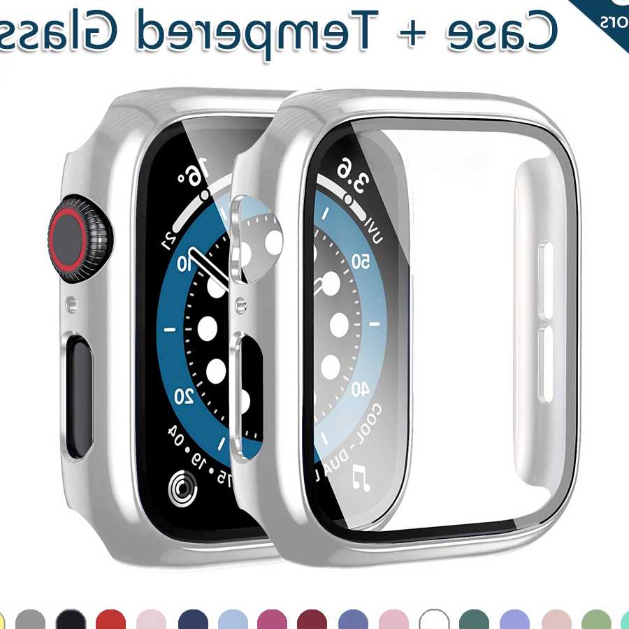 Tanie Ochronny futerał matowy PC 360° dla Apple Watch 8/7/6 - szkł…