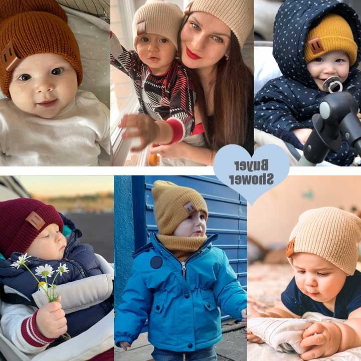 Tanie Czapka zimowa dla niemowląt - 9 kolorów, dla chłopca i dziew… sklep internetowy
