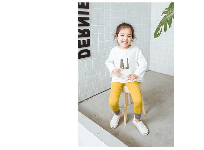 Tanie YWHUANSEN Patchwork bawełniane legginsy dla dziewczynek… sklep internetowy