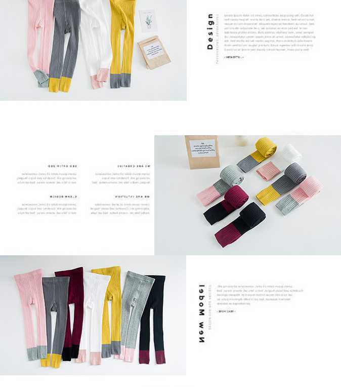 Tanie YWHUANSEN Patchwork bawełniane legginsy dla dziewczynek… sklep internetowy