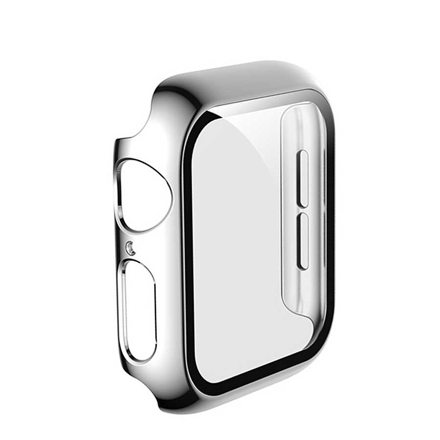 Opinie Szkło + etui pełna pokrywa dla Apple Watch Case seria 8/7 SE… sklep online