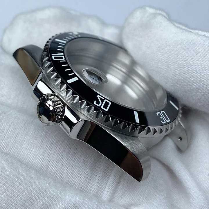 40mm obudowy Submariner zegarek męski ceramiczna ramka szkie…