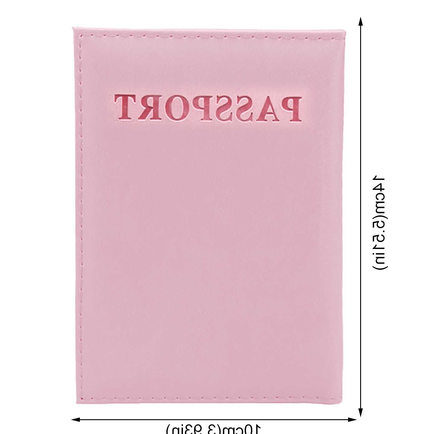 Opinie Miękkie etui na paszport w cukierkowym kolorze z futerałem T… sklep online