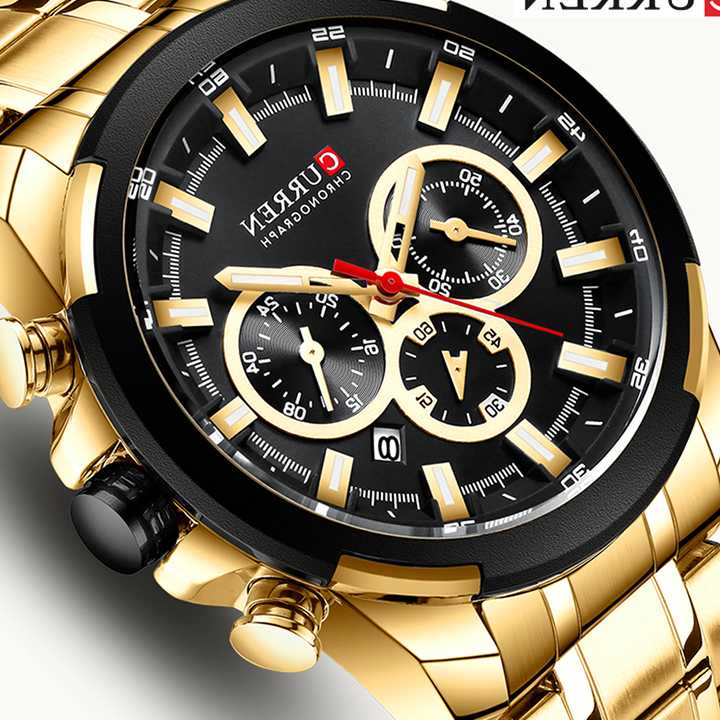 Tanie CURREN zegarki męskie Top marka Big Sport Watch Luxury Men M…