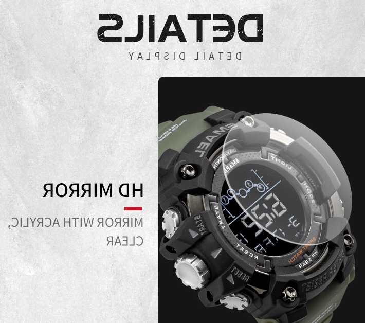 Tanio SMAEL wojskowy cyfrowy zegarek sportowy dla mężczyzn wodoodp… sklep
