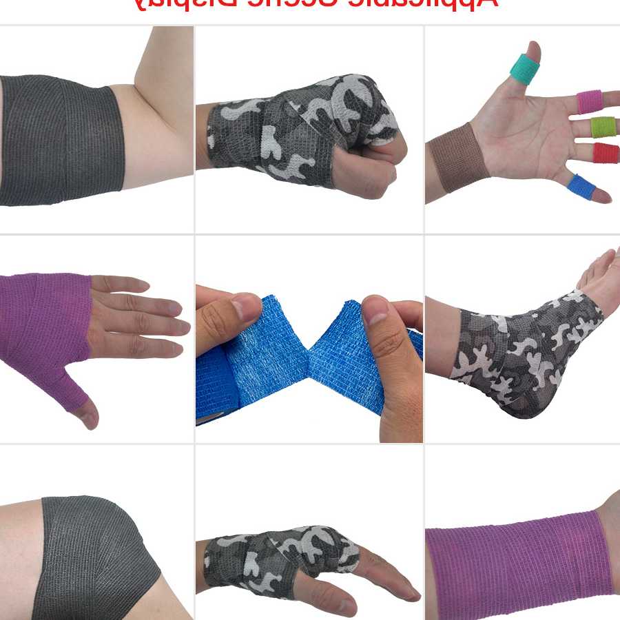 Tanio 4.8m kolorowe sportowe siebie przylepny bandaż elastyczny ta… sklep