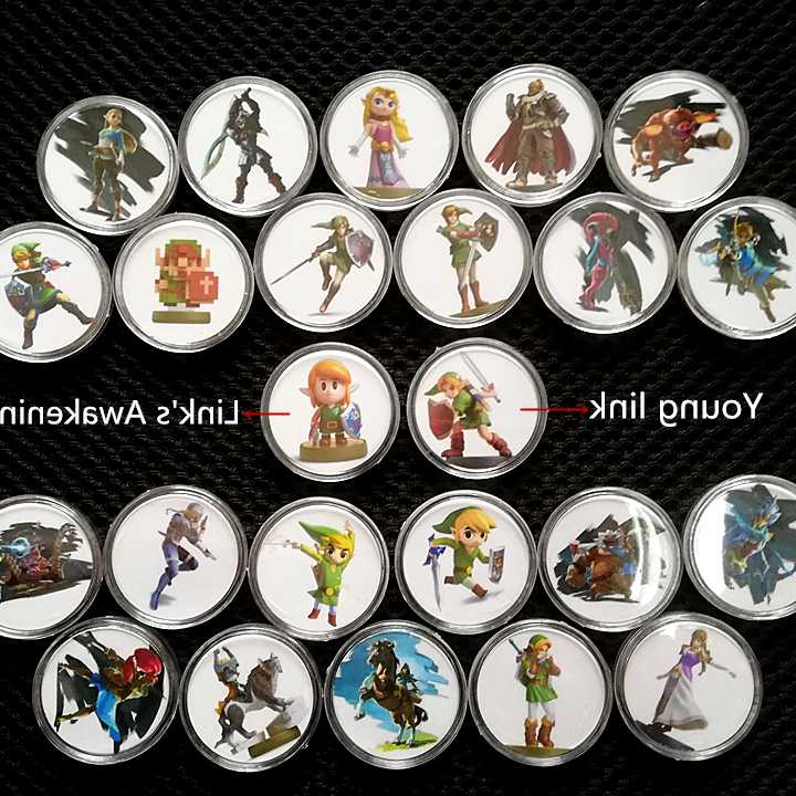 Tanie 25 sztuk/zestaw Zeldaes BOTW gra moneta kolekcjonerska Amxbo…