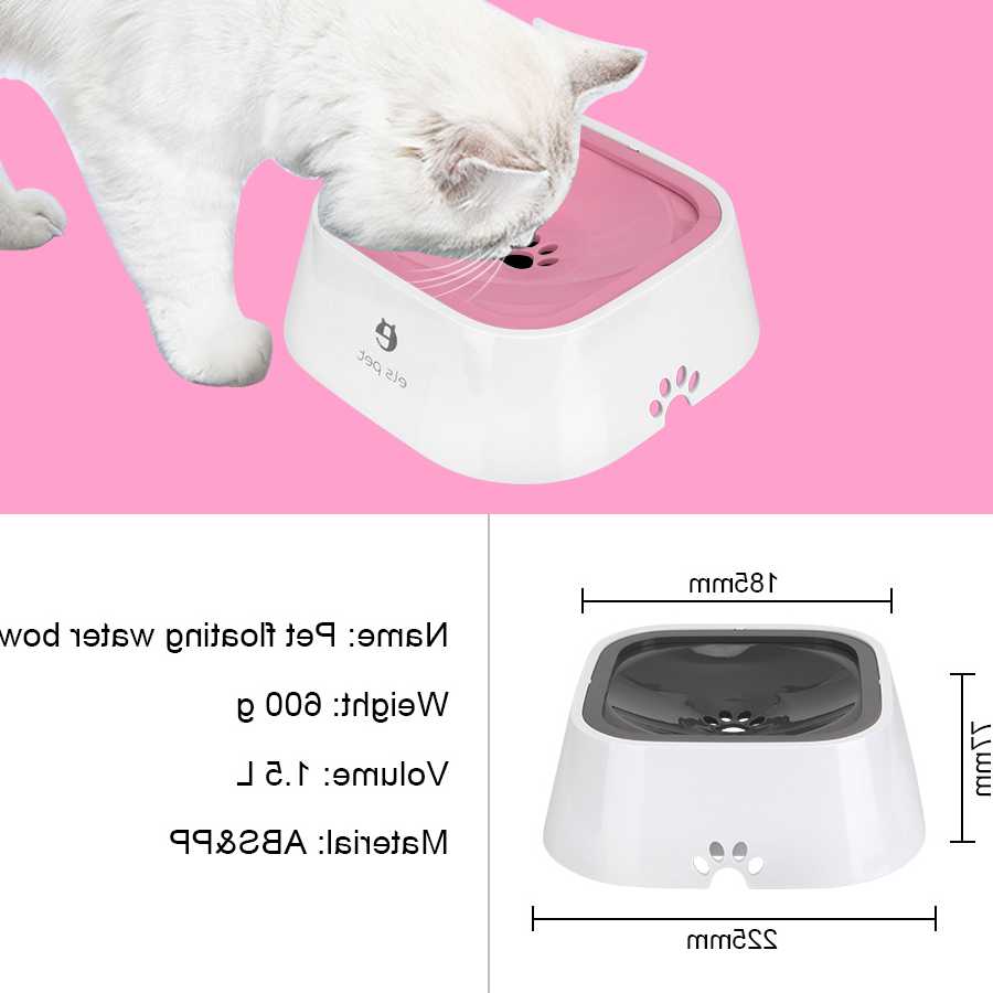Tanie 1.5L Cat Dog miseczka na wodę przenoszona pływająca miska pr… sklep internetowy