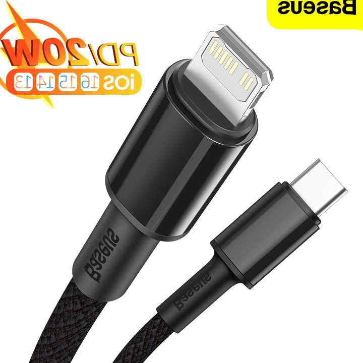 Tanie Baseus PD 20W USB typ C kabel do iPhone 14 13 12 11 Pro Max …