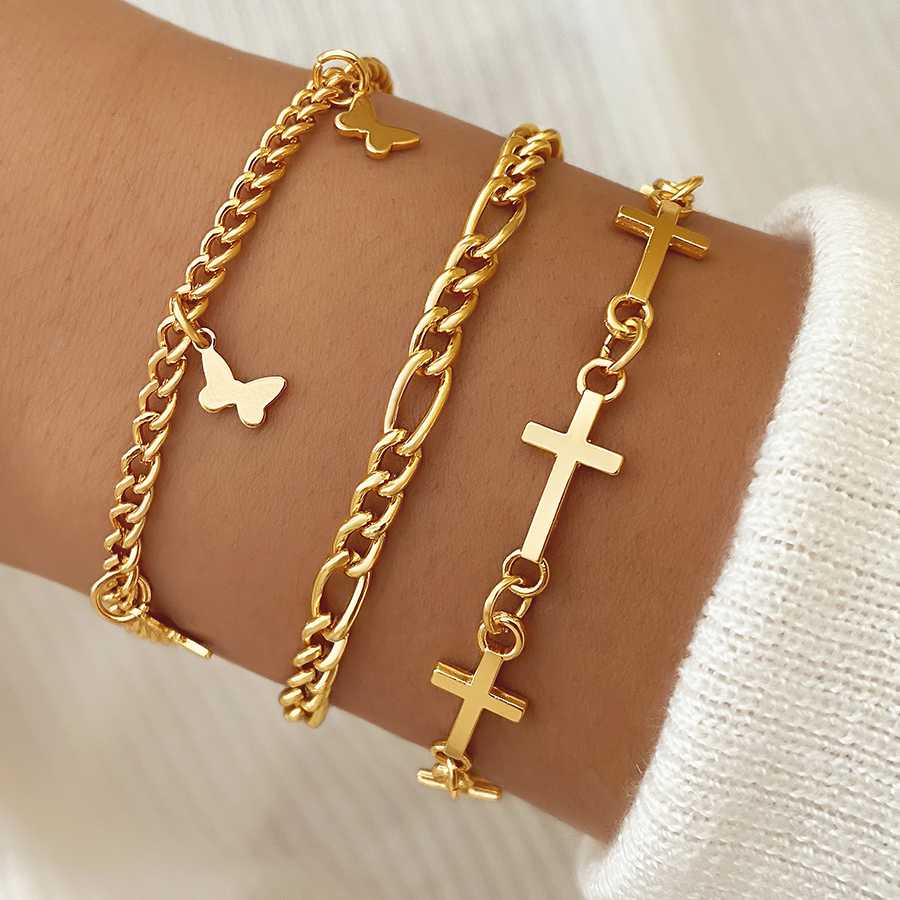 Tanio Krzyż motyl Boho - bransoletka na nogę, biżuteria dla kobiet… sklep