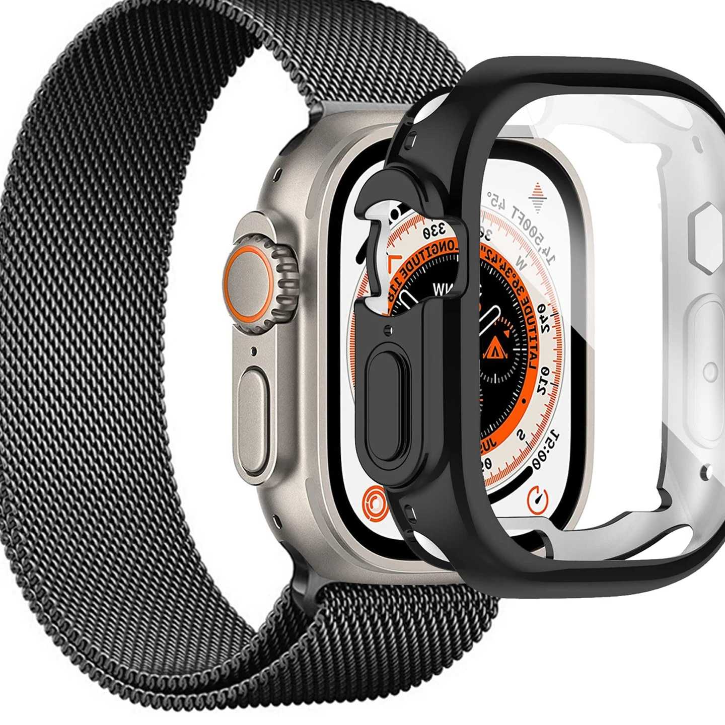 Tanie Etui i pasek do zegarka Apple Ultra 49mm - miękka okładka + … sklep