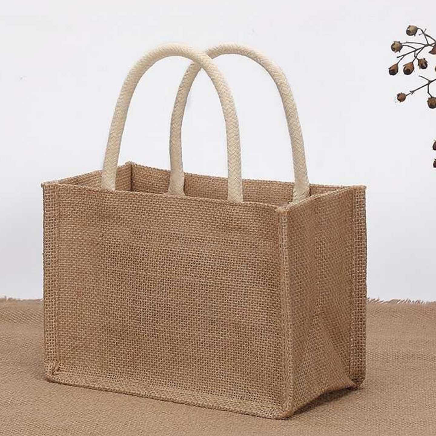 Tanio Torba Juta Shopper - ekologiczna torba na zakupy i prezent, … sklep