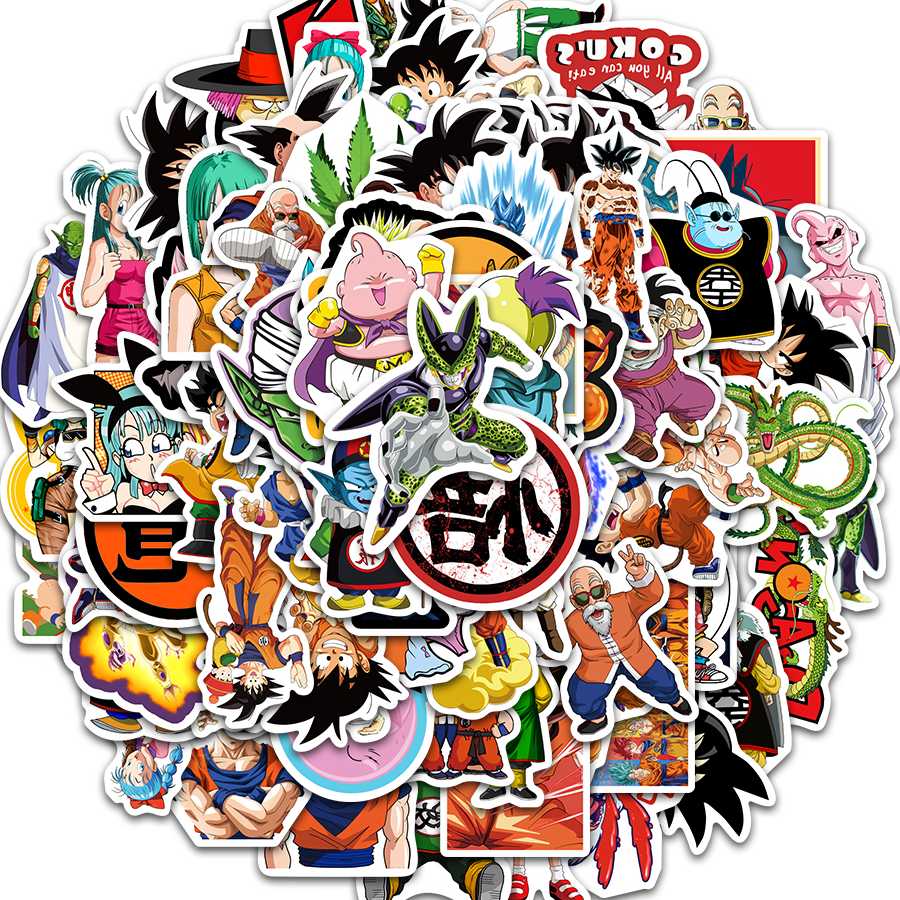 10/50/100 sztuk Cartoon smok Anime naklejki pcv Laptop lodów…