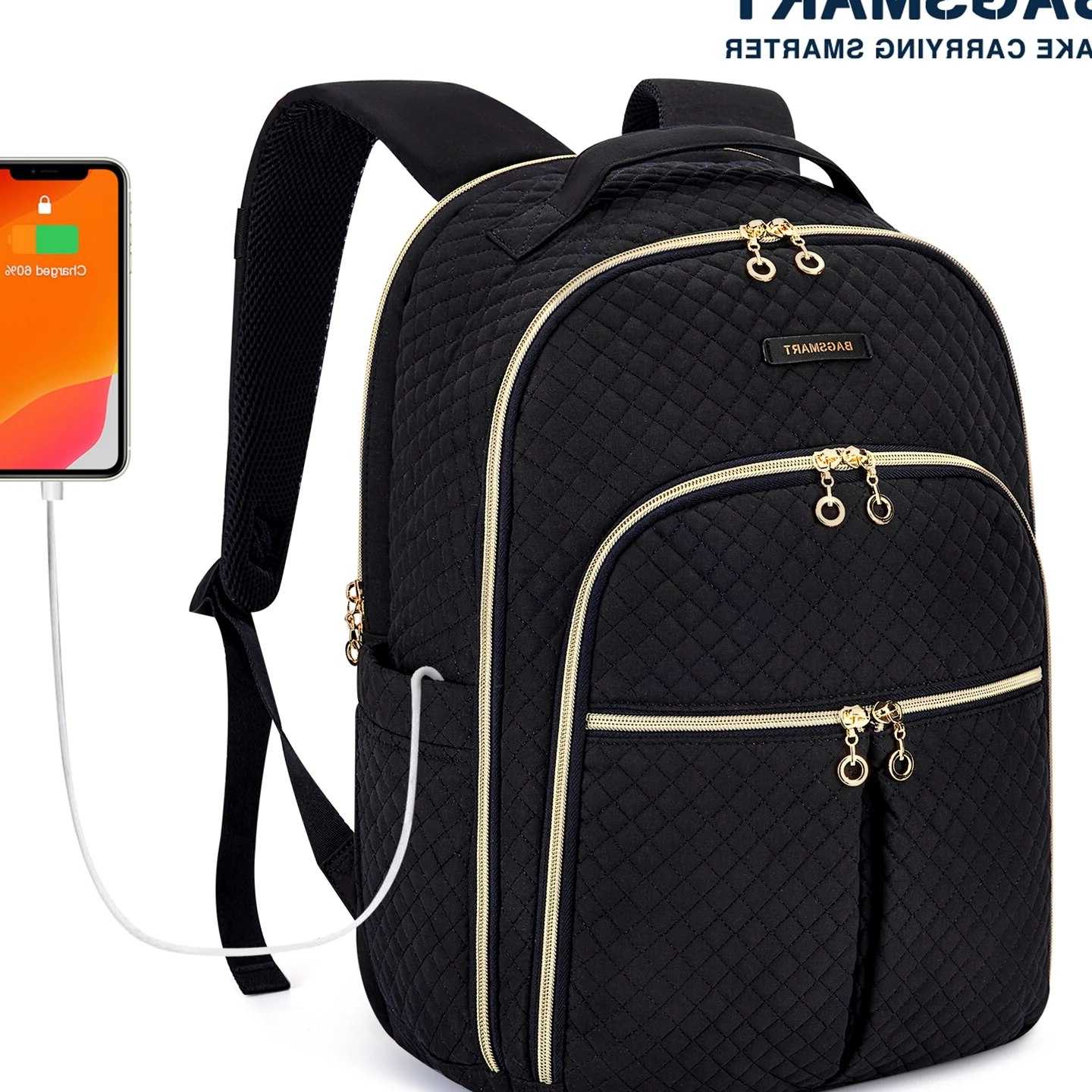 Tanie BAGSMART plecaki na laptopa dla kobiet 15.6 cali torby na no…