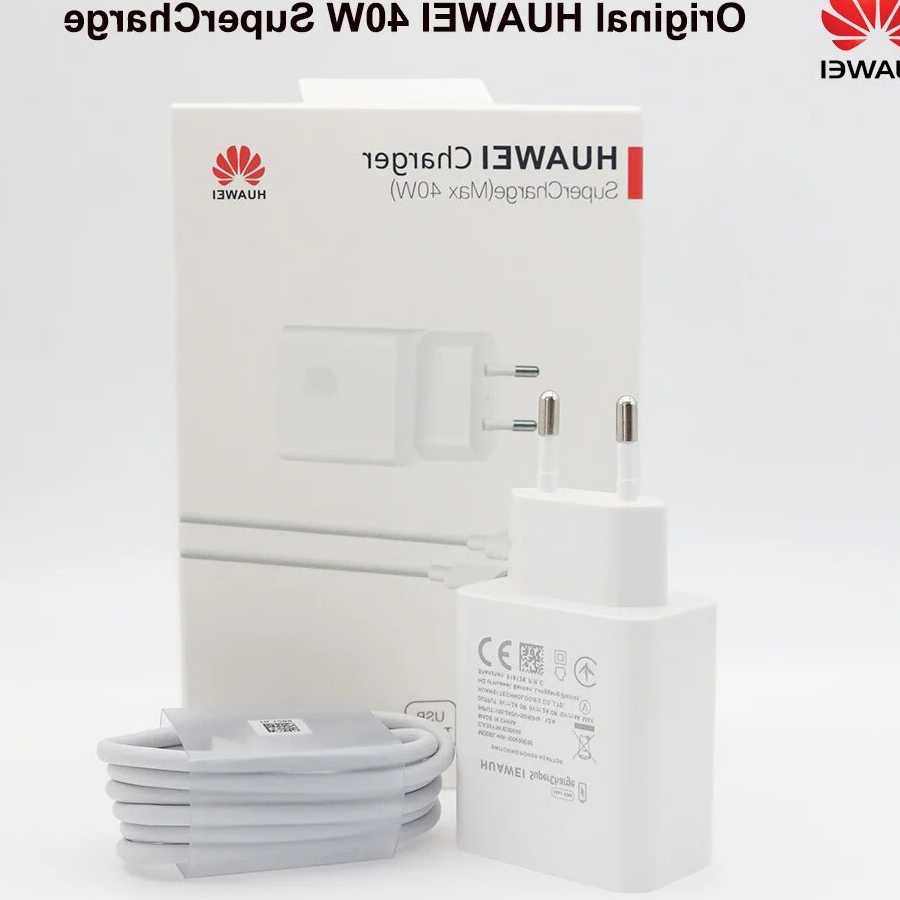 Tanie Szybka ładowarka Huawei P20 40W 10V 4A + kabel USB-C dla Nov…